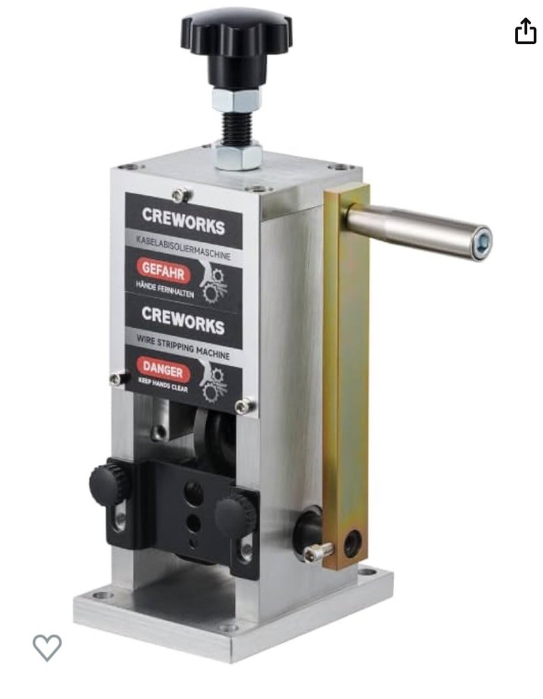 CREWORKS Manual Copper Wire Stripping Machine 1.5-25mm Cables Wire Stripper