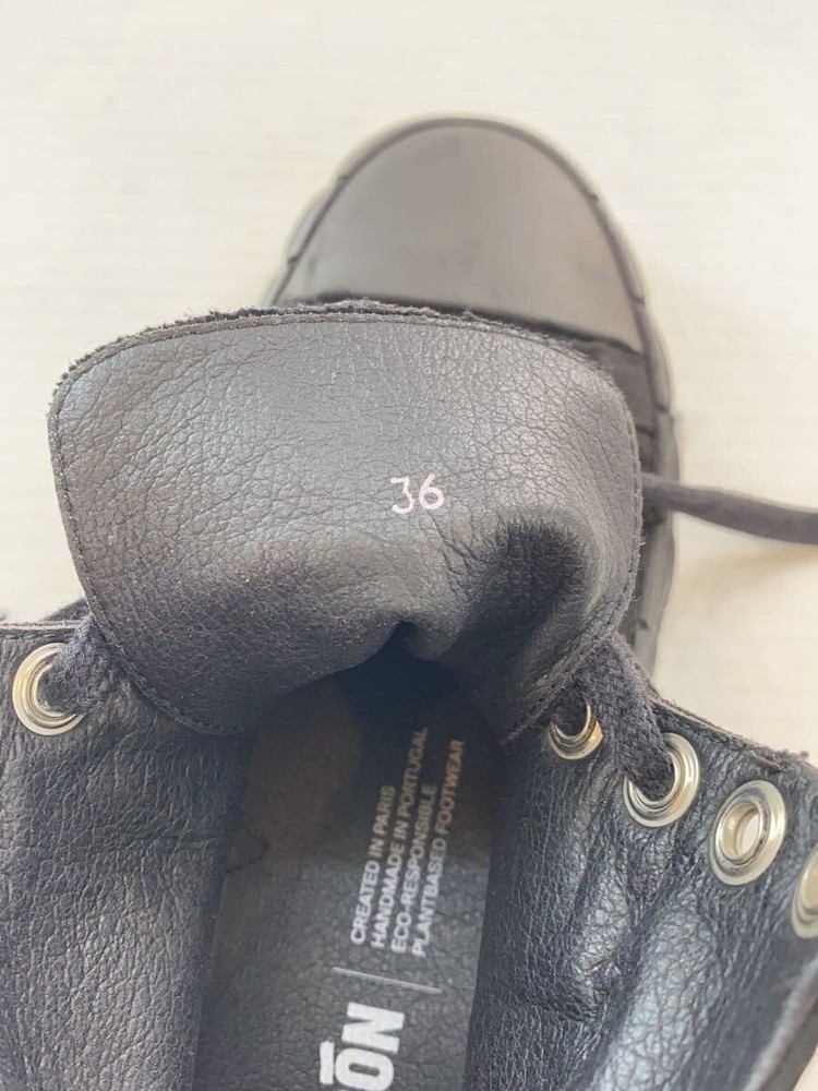 Viron/Lace-Up Boots/-/Blk/Canvas 3546