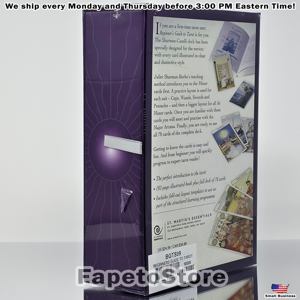 U.S. Games Systems - Beginner's Guide to Tarot, Oracle Deck and Guidebook