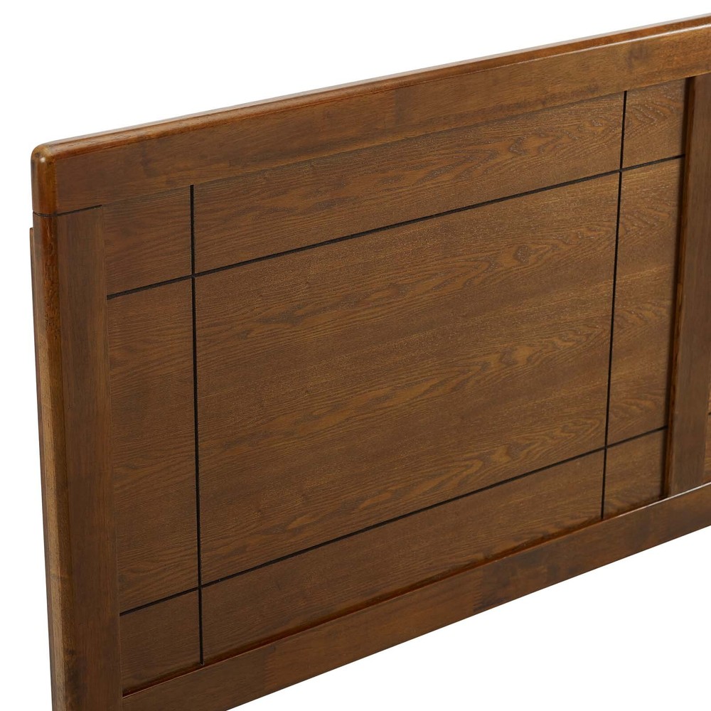 Modway Archie Wood Full Headboard in Walnut