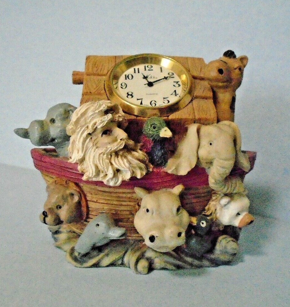 Noah’s Ark 3 D Miniature Quartz Desk Clock