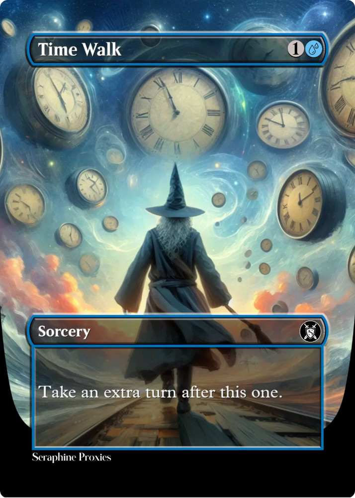 Time Walk - High Quality Altered Art Custom Cards