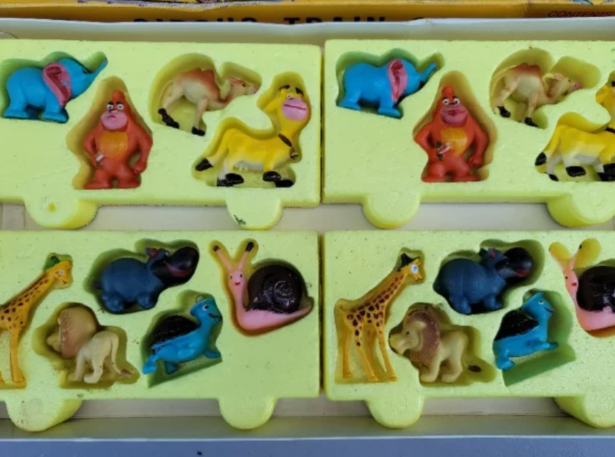 Very Rare 1976 John Ladell Circus Train Board Game