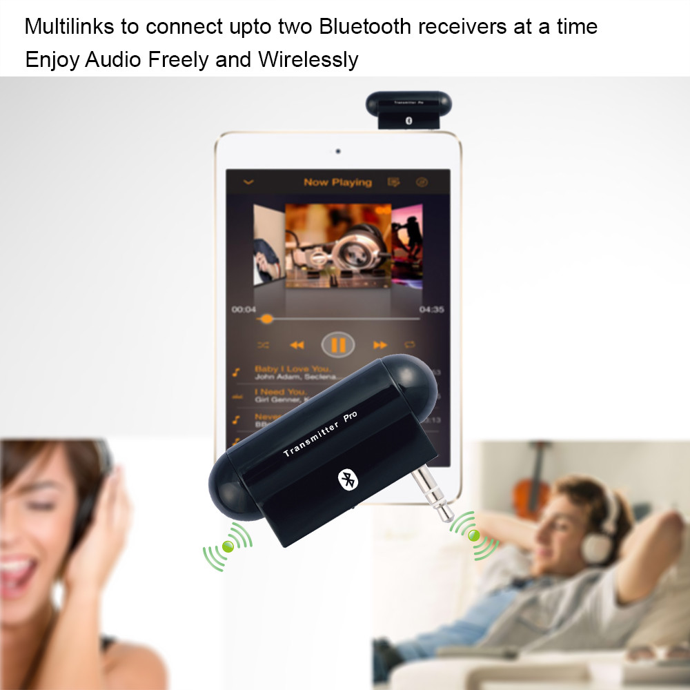 Alead TxPro Bluetooth Multilink Audio Transmitter (A2DP) with 3.5 audio jack