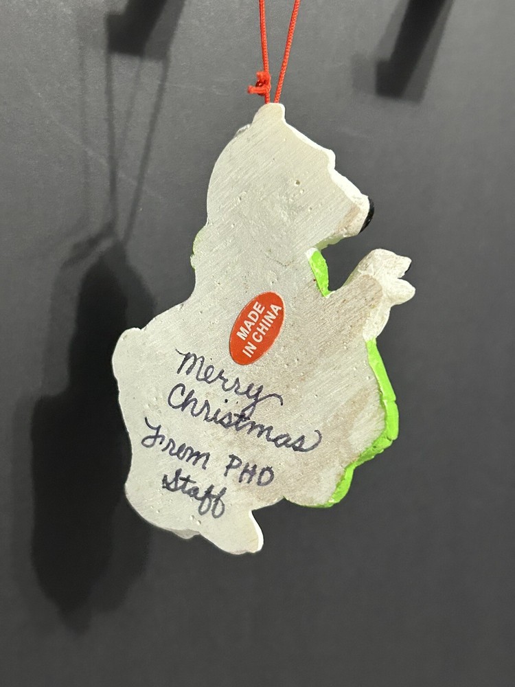 Polar Bear Christmas Holiday Ornament 2012