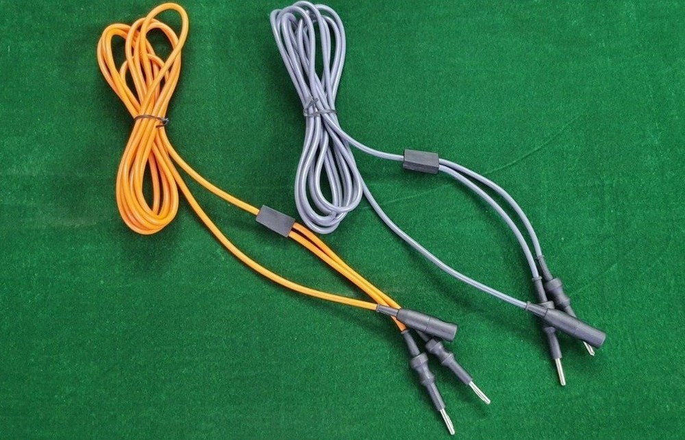 2pc Laparoscopic Bipolar Cable Endoscopy Laparoscopy Surgical Instruments