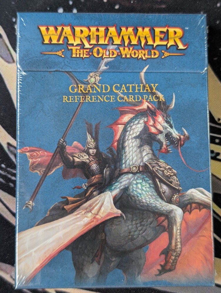 Grand Cathay Reference Card Pack - NEW & SEALED - Warhammer The Old World OOP