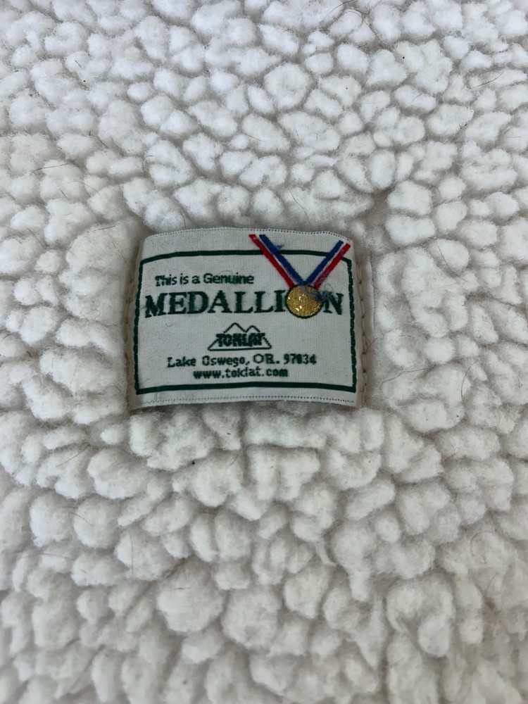 White Medallion English Saddle Pad
