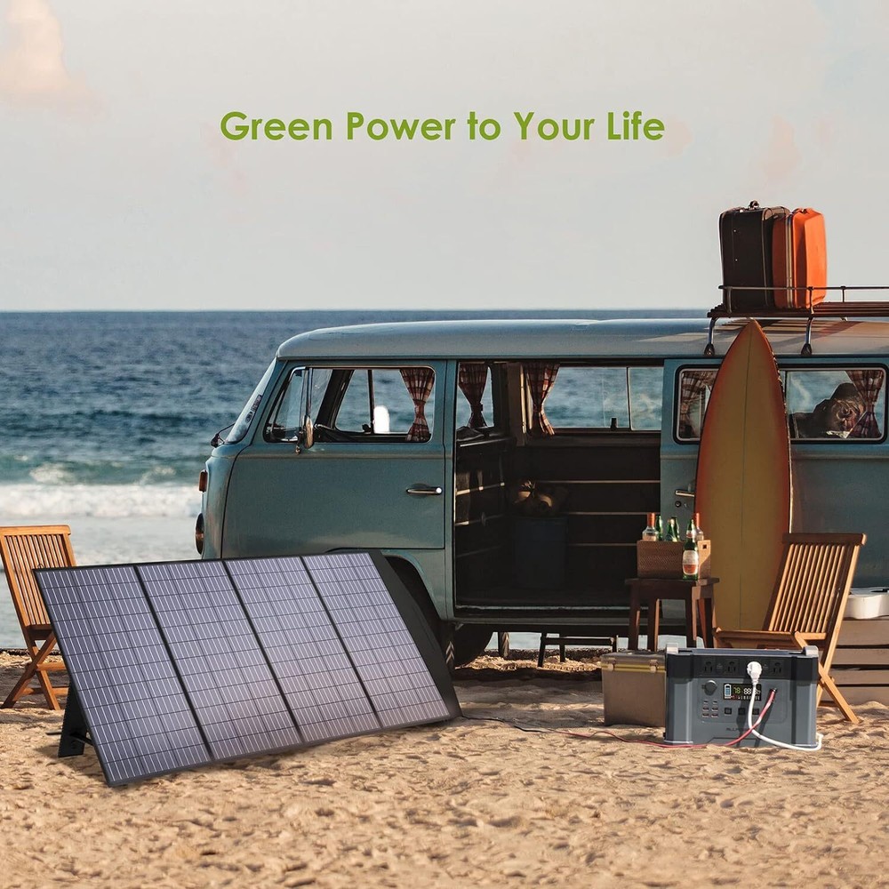 200W Monochrystalline Solar Panel 18V Foldable Solar Panel Kit For RV Laptops