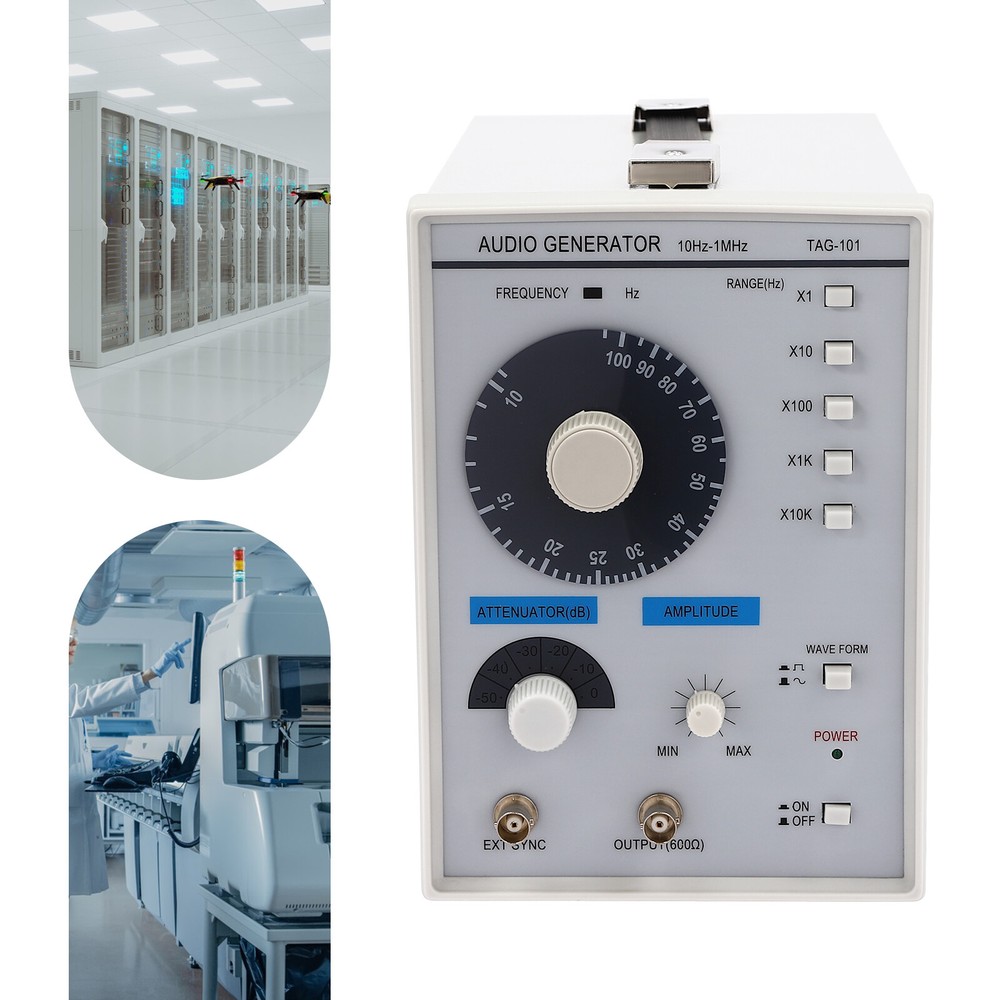 Precision Low-Frequency Signal Generator with Dual Output & Fine Attenuation