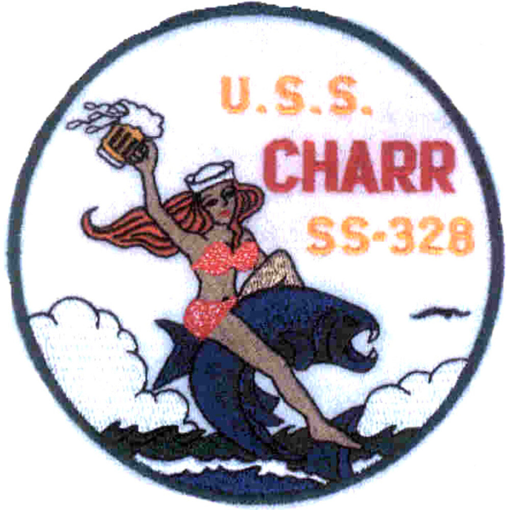 USS Charr SS-328 Patch - Version A
