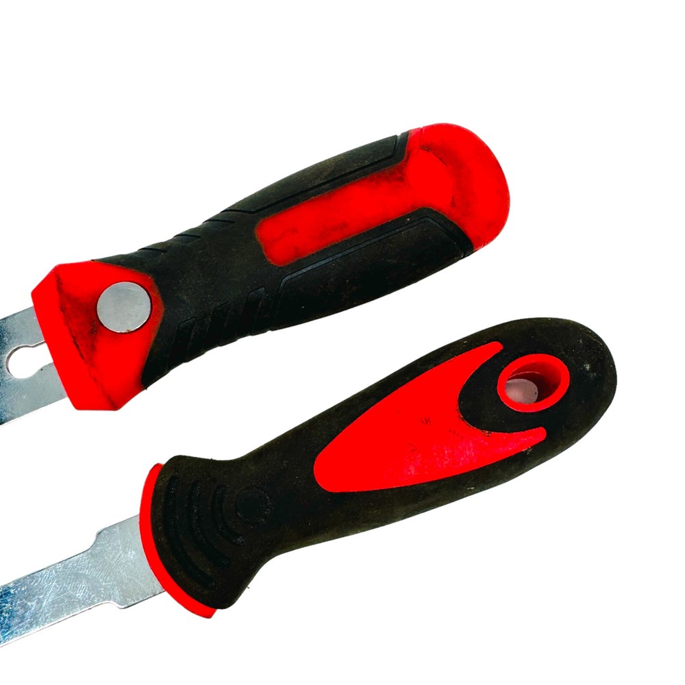 2 Pcs Assorted Extended Reach Razor Scraper and Trim Removal Tool