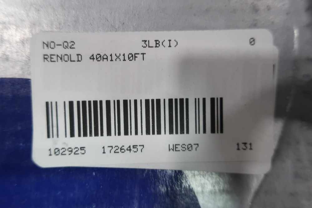 Renold 40A1X10FT Single Roller Chain 10ft