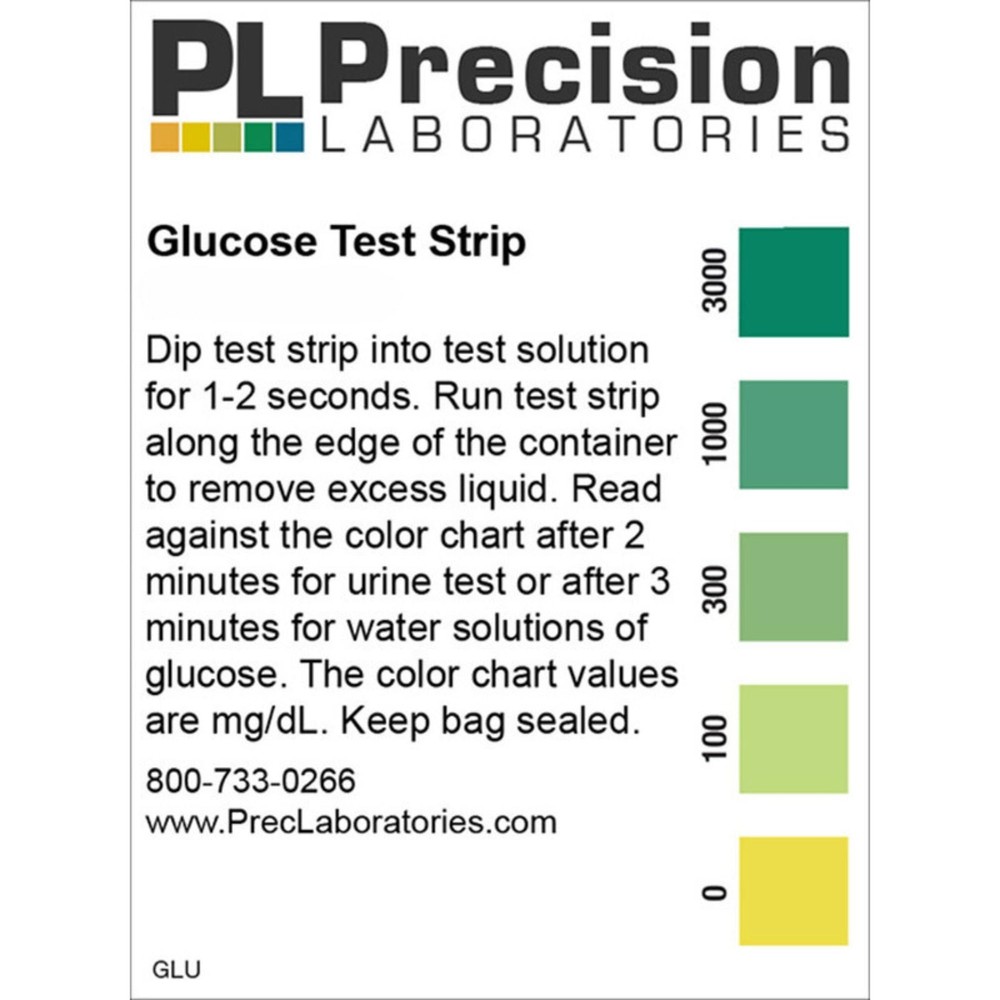 Eisco Labs - Scientific Glucose Test Strips - Educational Glucose Test Strips...