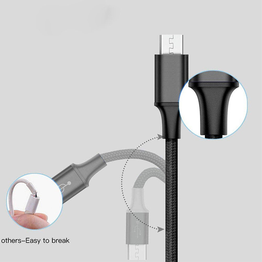 3 in 1 Fast USB Charging Cable Universal Multi Function Cell Phone Charger Cord
