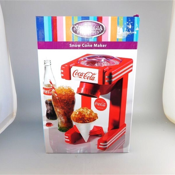 Nostalgia Electronics Snow Cone Maker Coca Cola New in Box