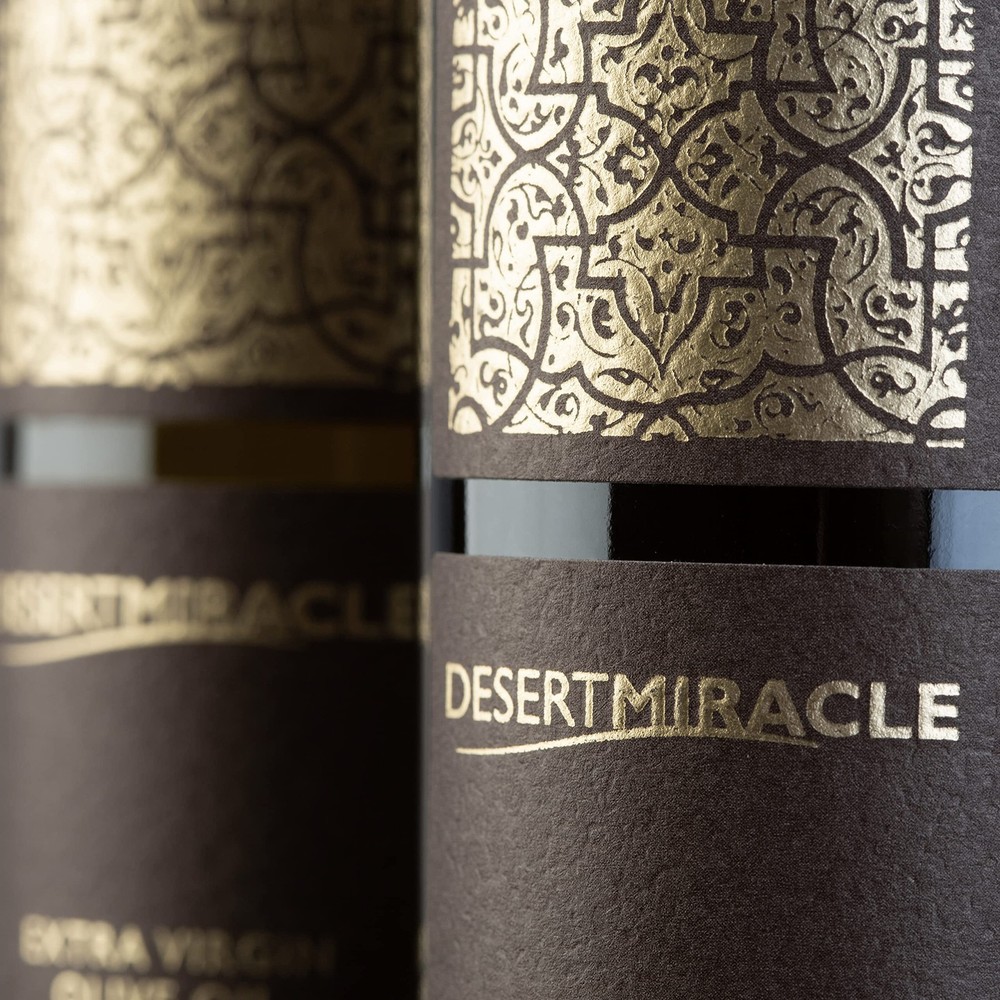 DESERT MIRACLE Cold Pressed Polyphenol Rich Moroccan Olive Oil Extra 17 Fl Oz