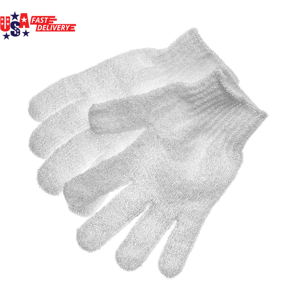 Exfoliating Bath Gloves, Pack of 4