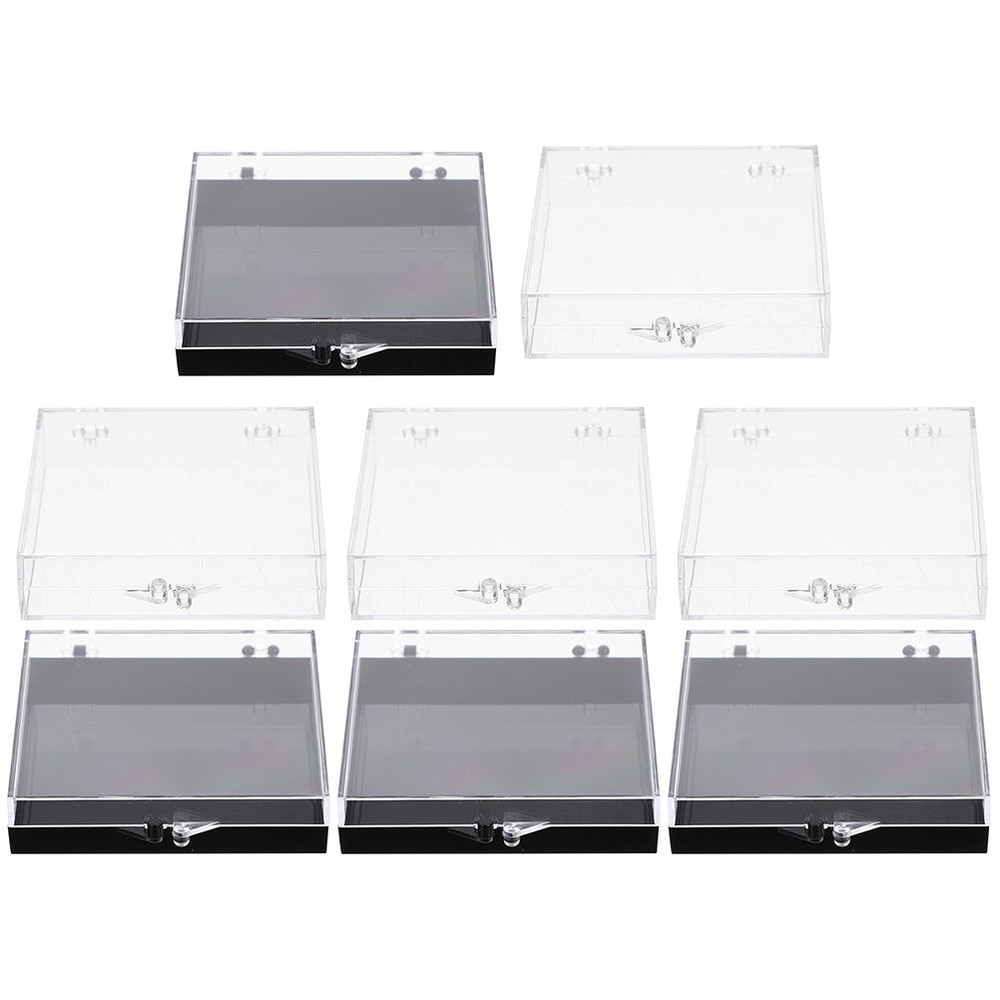 8pcs Nail Tips Box Press on Nails Storage Case Organizer Case Packaging Box