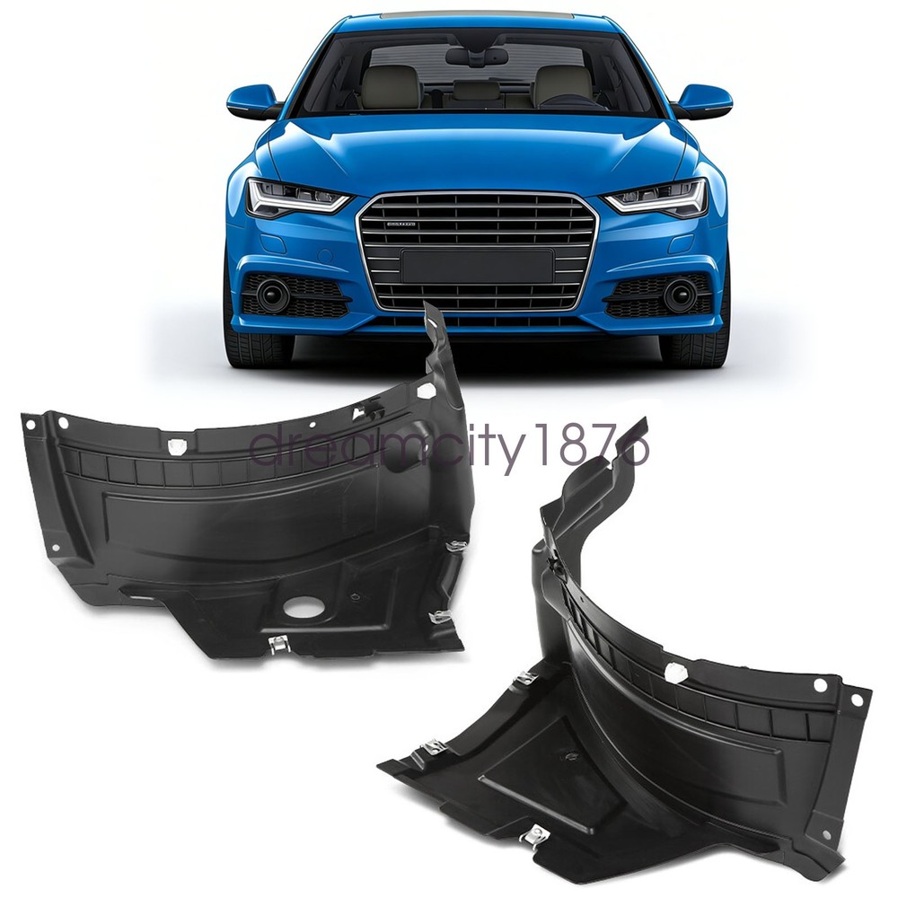 Fender Liners Splash Shield Front Left+Right Inner Fit 2016 2017 2018 Audi S6 A6