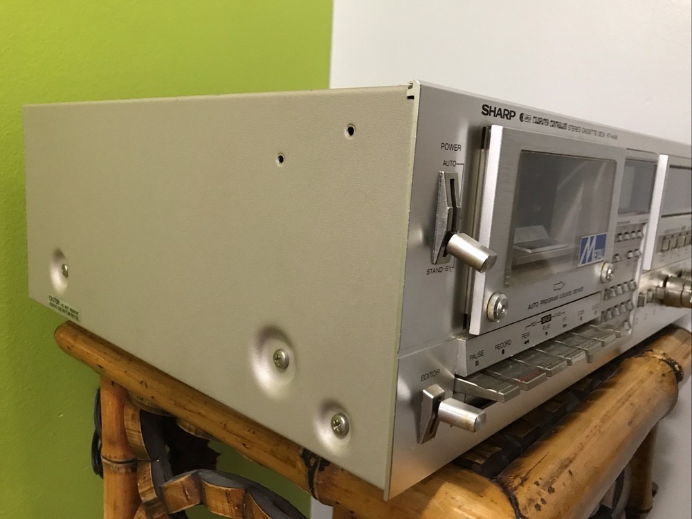 Vintage SHARP RT-4488 Computer Controlled Stereo Cassette Deck