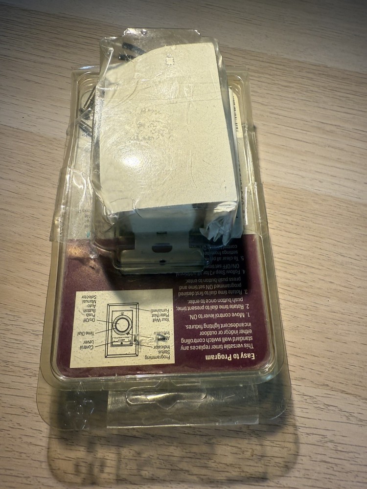 Intermatic Wall Switch Security Timer EJ343C 120V 3-Way 24hr Programmable New