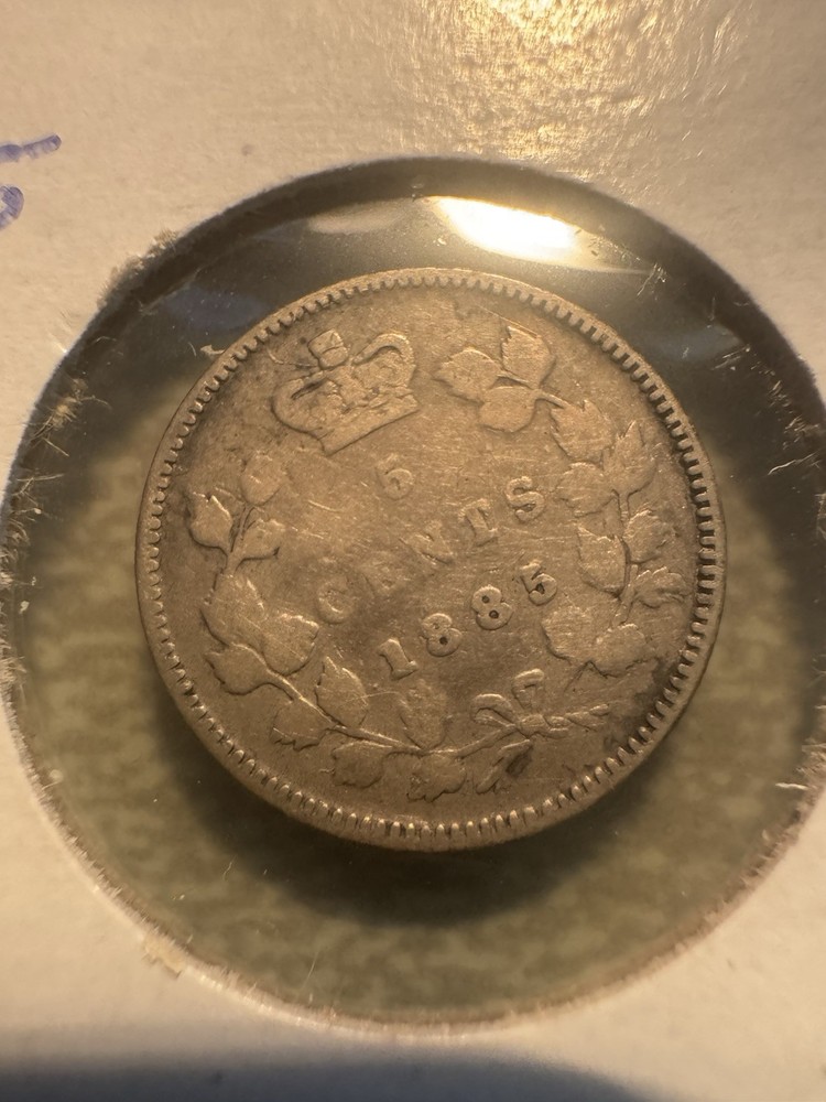 1885 Canada 5 Cents