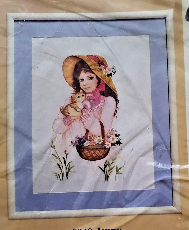 Creative Circle "Jenny" Gallery Crewel Kit Size 12" x 16"