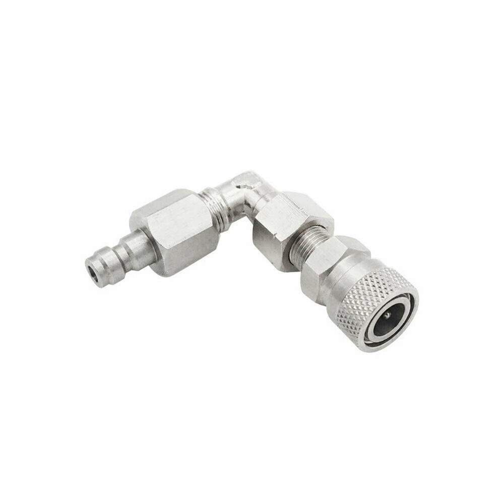 PCP-Paintball DIY 90° Swivel Quick Disconnect Release Fitting Adapter