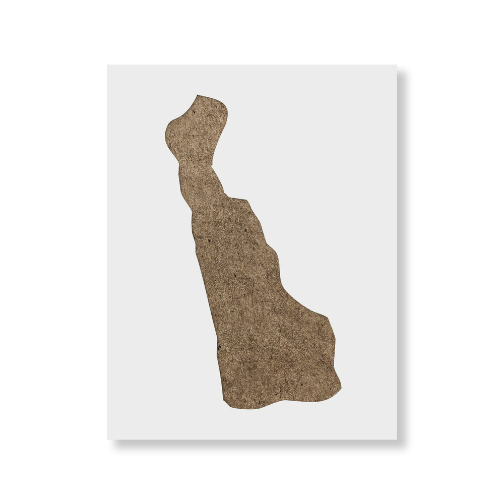 Delaware State Stencil - Durable & Reusable Mylar Stencils