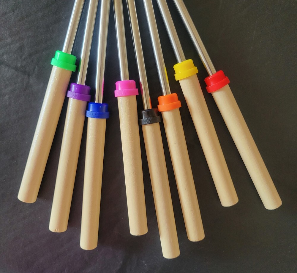 Campfire Telescope Extending Fork/ Roasting Sticks, Marshmallow/Hot Dog 32"