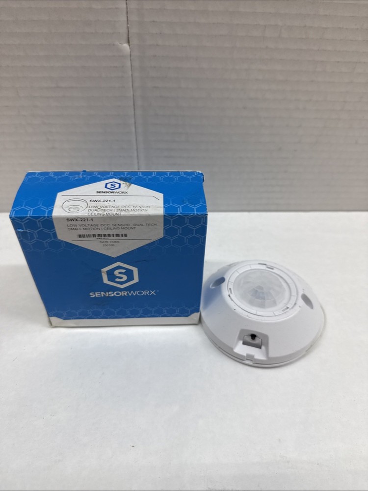 SENSORWORX SWX-221-1 | LOW VOLT OCC SENSOR, DUAL TECH, SMALL MOTION