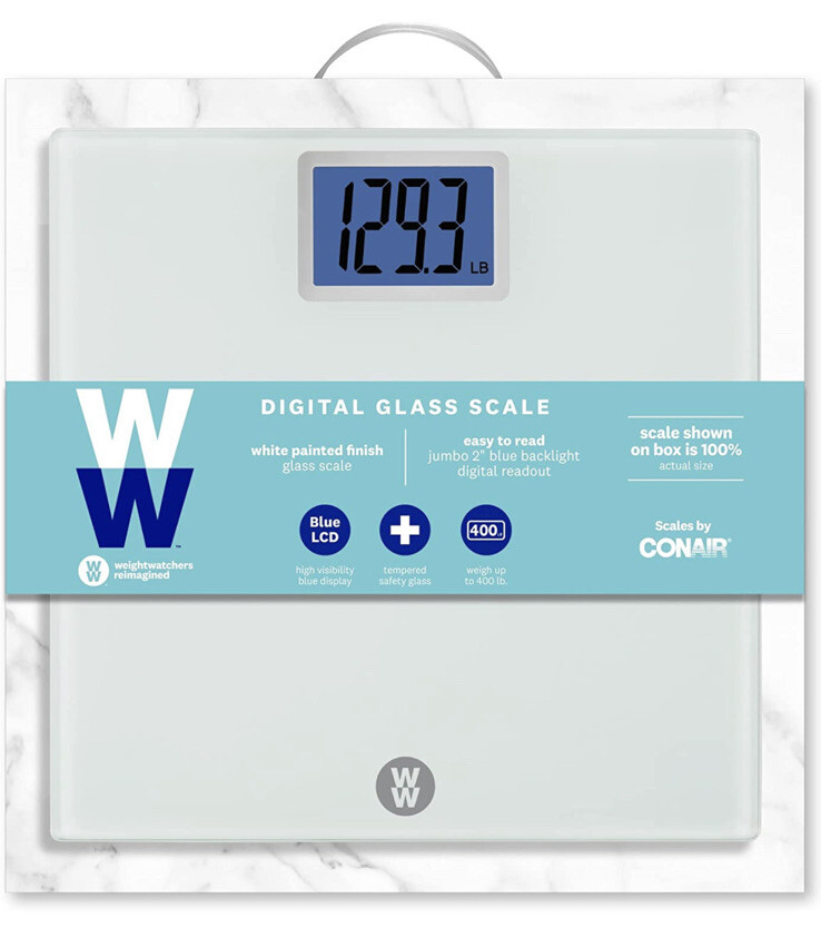Weight Watchers Super Large High Visibility Blue LCD Display w Backlight A093 🔥