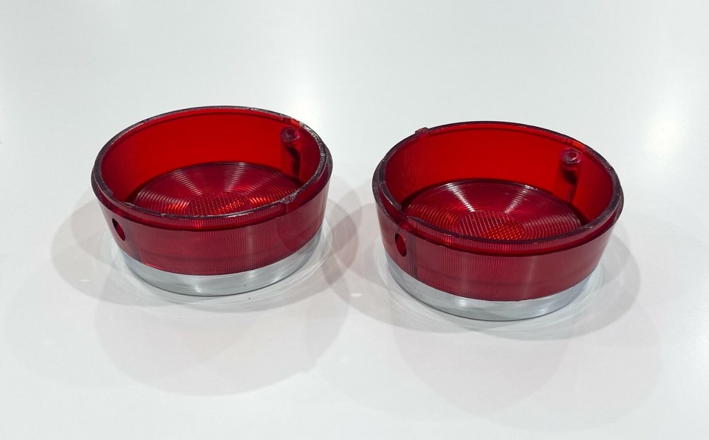 Pontiac 1955-56 Tail Light Lens Pair .