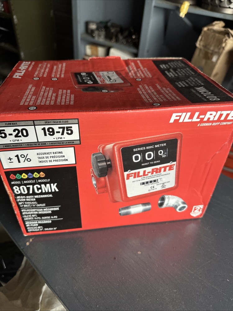 FILL-RITE Heavy duty mechanical flow meter