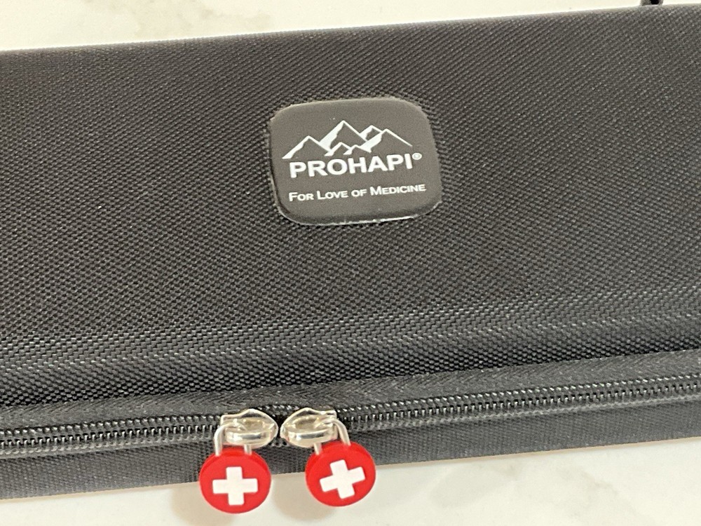 Lightweight Hard Shell Stethoscope Case Black, Prohapi Case Only