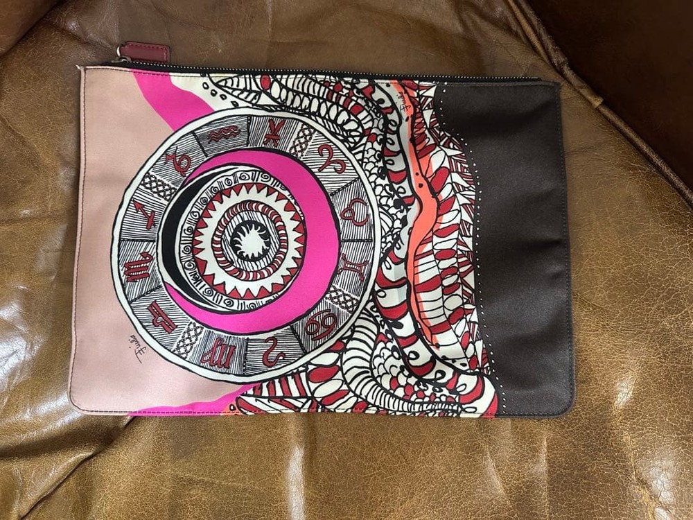 Emilio Pucci clutch bag constellation design