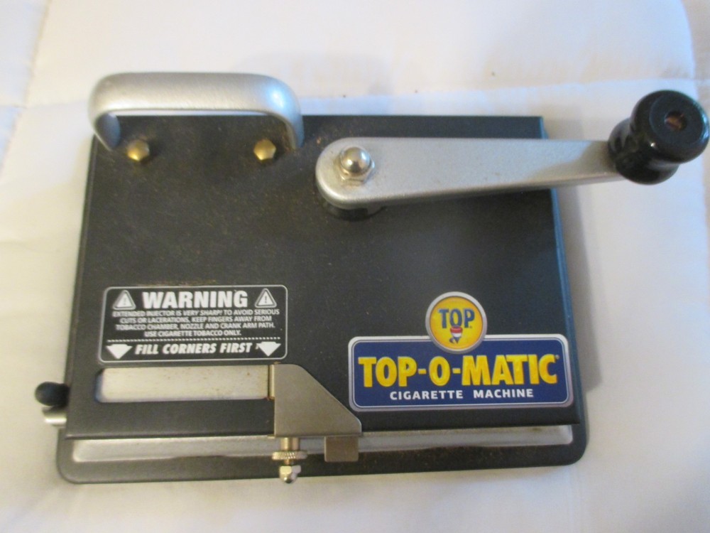 Top-O-Matic Cigarette Rolling Machine Makes King Size & 100MM