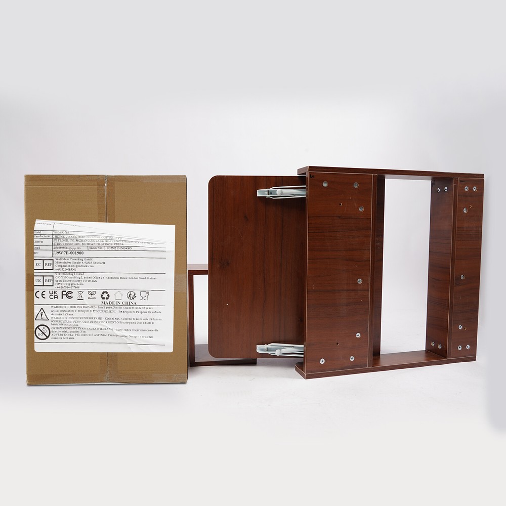 Wall Mounted Bookshelf 2-tier Wall Mounted Writing Table Folding Space Saving