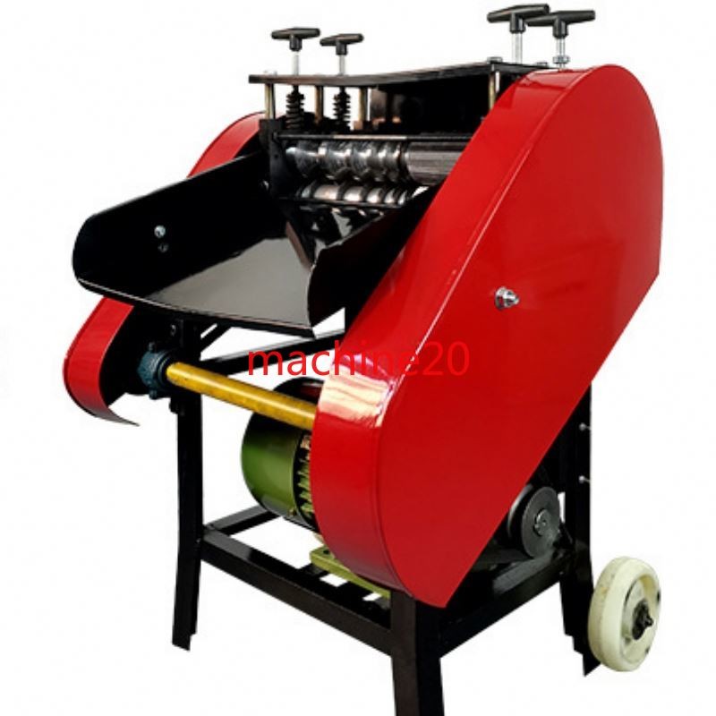 Double-core rubber waste copper wire and cable stripping machine