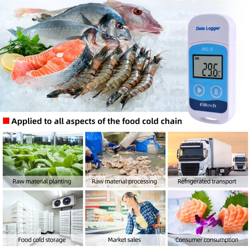RC-5 High- Digital USB Temperature Data Logger for Warehouse1055