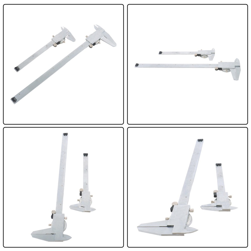 Precision 6"/12" Dial Calipers Combo .001" Shock Resistant