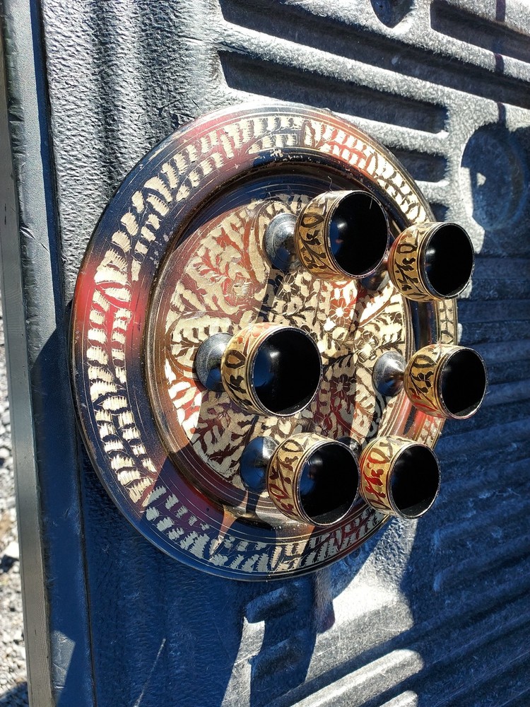 Brass Plate And 6 Cups India