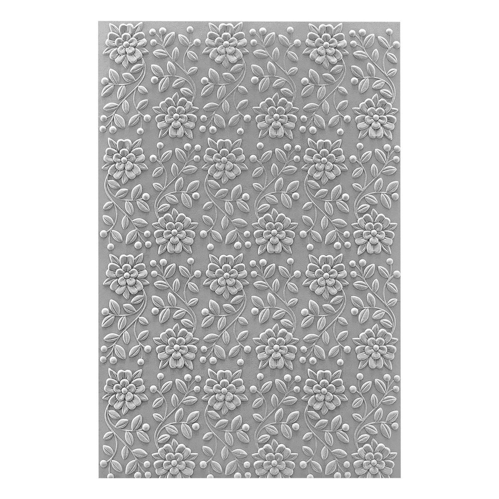 Spellbinders 3D Embossing Folder - Floral & Vine, E3D-058