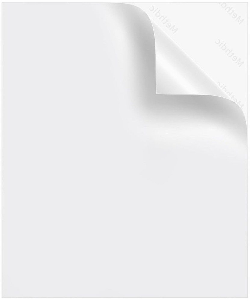 100 pcs translucent vinyl sticker paper for laser printer