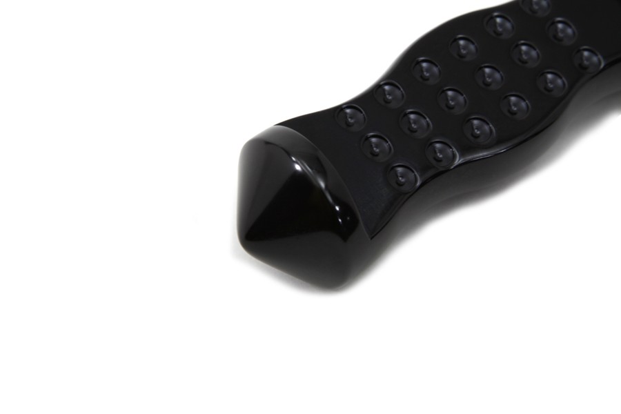 Black Form Factor Shifter Footpeg Druid Style for Harley-Davidson