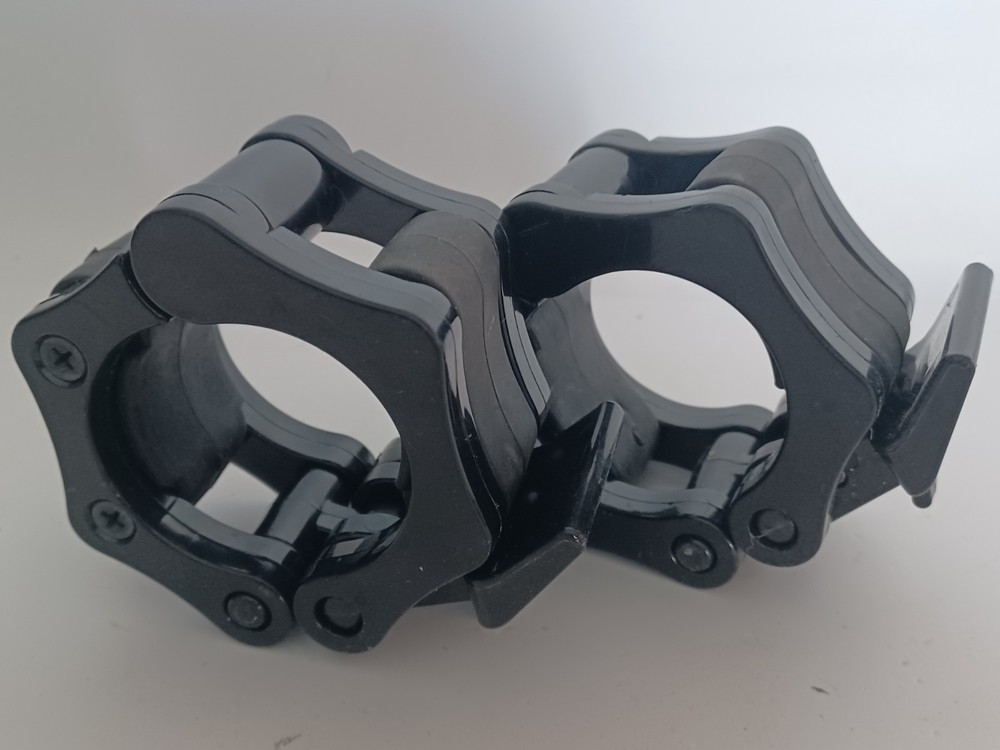 Black 2 BARBELL COLLAR LOCKING CLAMP FOR 2" STANDARD BAR *