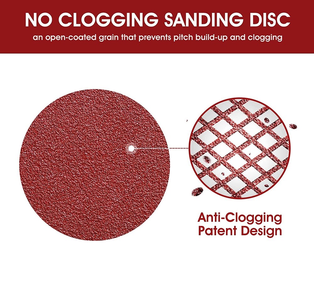 30PCS 800-2000 Grit Sanding Discs 5 in 8-Hole Hook Loop Orbital Sander Paper Pad