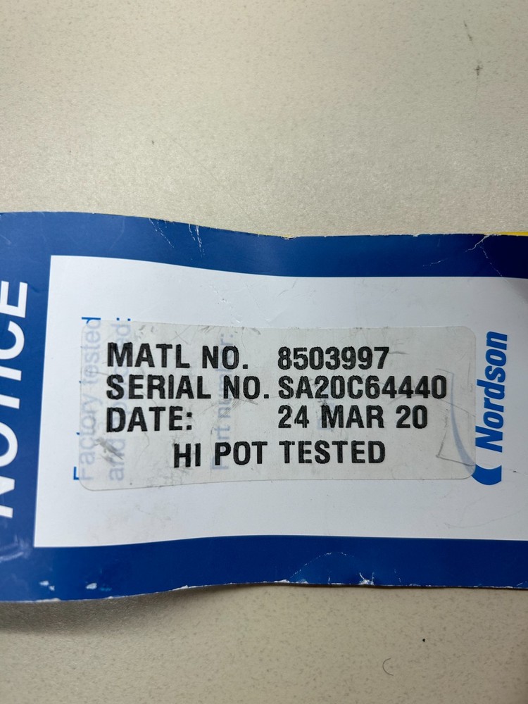 Nordson Surebead .012 Washdown Applicator 8503997