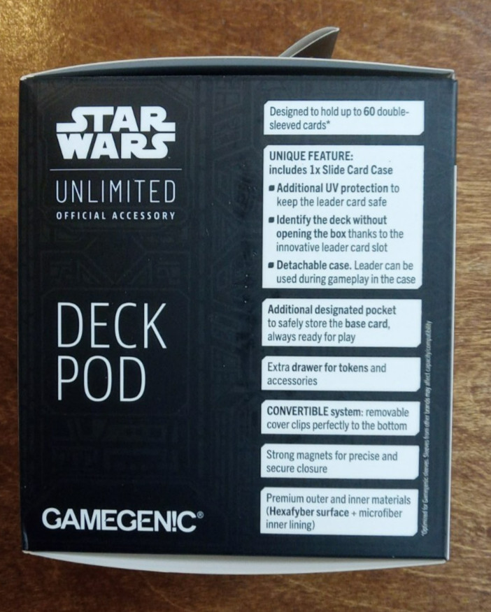 Gamegenic Star Wars: Unlimited Deck Pod - Green NIB